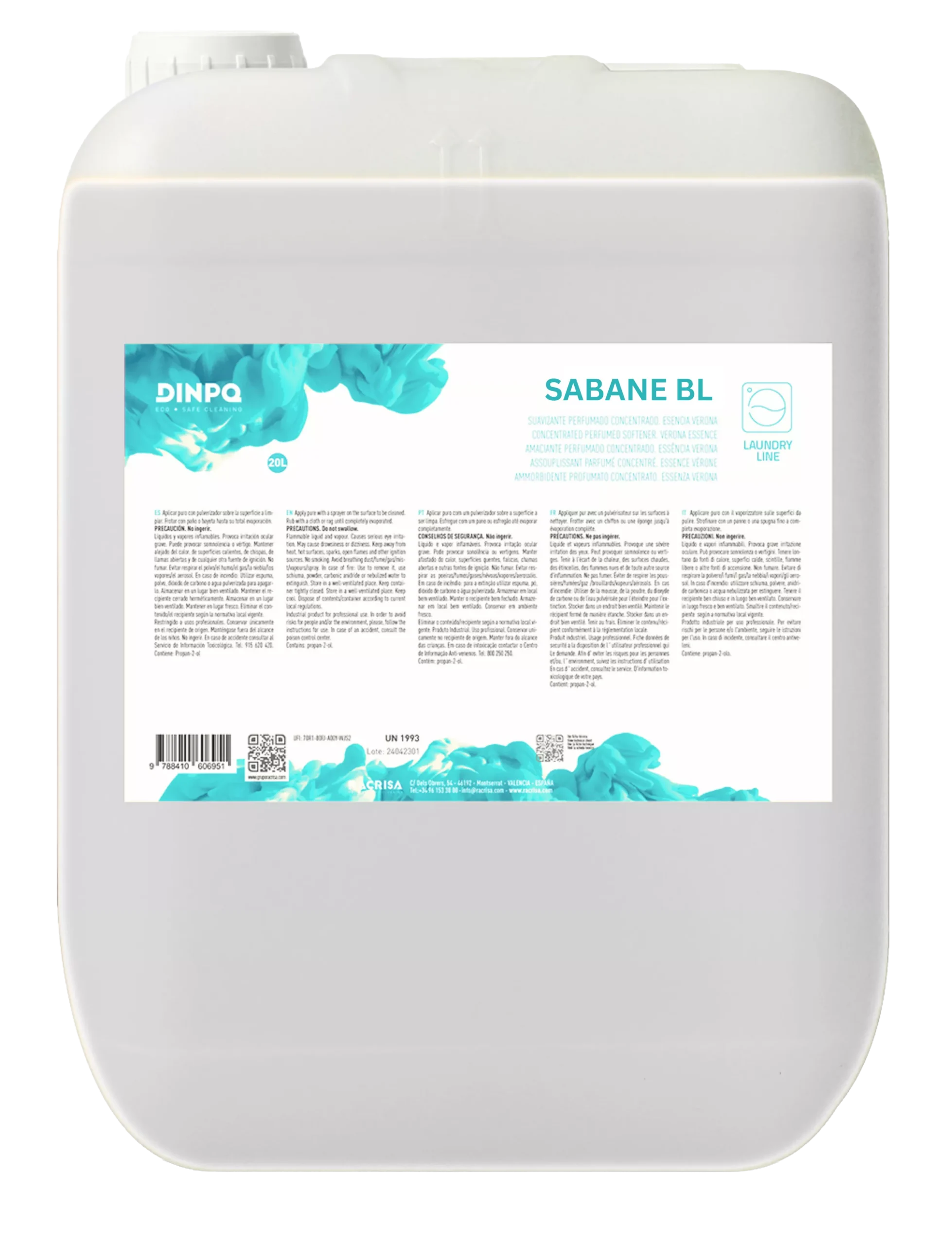 Suavizante Sabane BL 20l